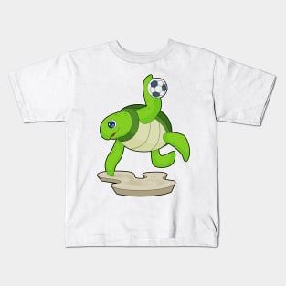 Turtle Handball player Handball Kids T-Shirt